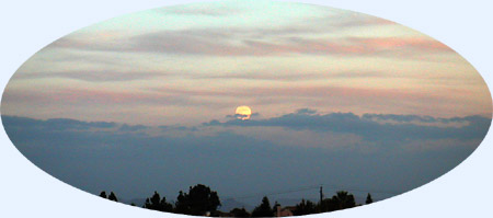 Moonrise this evening...