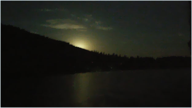 Moonrise on the lake...
