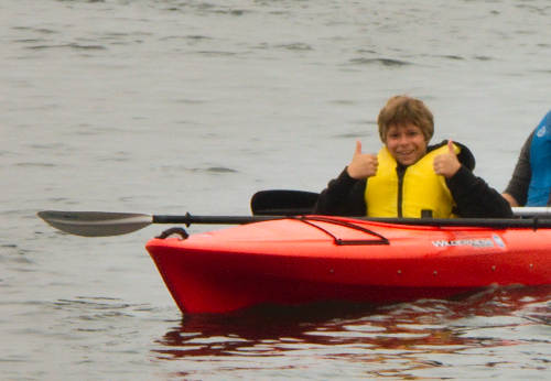 Brad, returning from kayaking on Morro Bay...